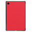 Tablet hoes geschikt voor Samsung Galaxy Tab A8 (2022 &amp; 2021) tri-fold hoes met auto/wake functie - 10.5 inch - Rood