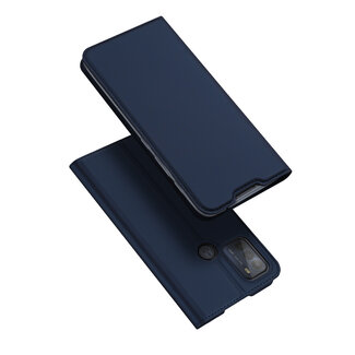 Dux Ducis Telefoonhoesje geschikt voor Motorola Moto G50 - Dux Ducis Skin Pro Book Case - Blauw