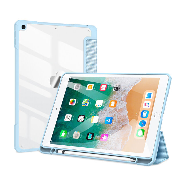 Dux Ducis - Tablet hoes geschikt voor iPad 9.7 (2017/2018) -  Toby Serie - Tri-Fold Book Case - Blauw
