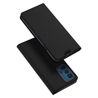 Dux Ducis Telefoonhoesje geschikt voor Motorola Edge 20 Pro - Dux Ducis Skin Pro Book Case - Zwart