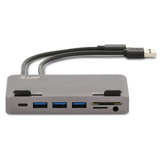 LMP LMP - USB Hub - 7 Poort - Geschikt voor iMac met Thunderbolt 3 (USB-C) - Space Grey