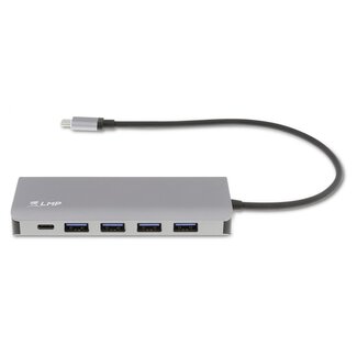 LMP LMP - USB-C Hub - 7 poorten USB-A (4) en USB-C (3) Hub - Space Grey