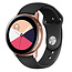 Case2go Case2go - Bandje geschikt voor de Samsung Galaxy Active2 / Gear S2 Classic en Gear Sport - Siliconen Smartwatchbandje - 42 MM - Zwart