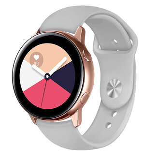 Case2go Case2go - Bandje geschikt voor Samsung S3 Classic / S3 Frontier - Siliconen Horlogeband - Smartwatchbandje - 46 mm - Grijs