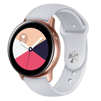 Case2go Case2go - Bandje geschikt voor Samsung S3 Classic / S3 Frontier - Siliconen Horlogeband - Smartwatchbandje - 46 mm - Wit