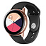 Case2go - Bandje geschikt voor Samsung S3 Classic / S3 Frontier - Siliconen Horlogeband - Smartwatchbandje - 46 mm - Zwart