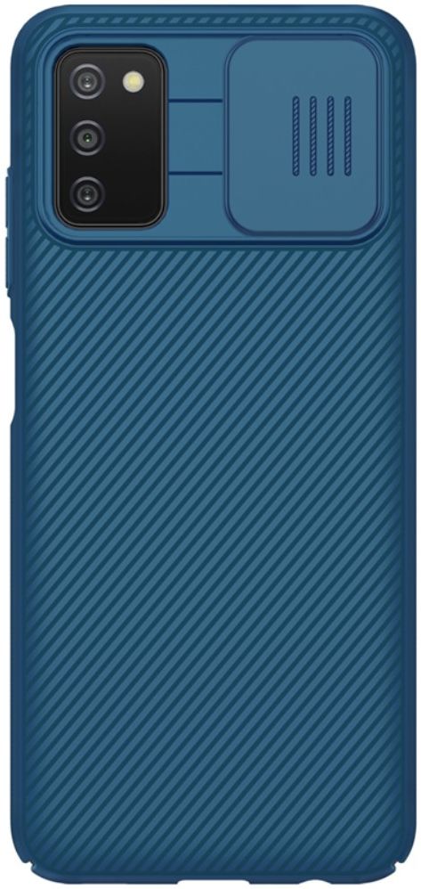 Nillkin - Hoesje geschikt voor Samsung Galaxy A03s - CamShield Case - Blauw afbeelding