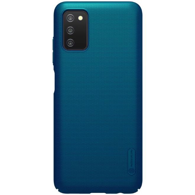 Nillkin - Telefoonhoesje geschikt voor Samsung Galaxy A03s - Super Frosted Shield - Back Cover - Blauw afbeelding