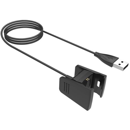Gangster bibliotheek US dollar Case2go Case2go - Oplaadkabel geschikt voor Fitbit Charge 2 - USB-kabel -  1.0 meter - Zwart | Case2go.nl