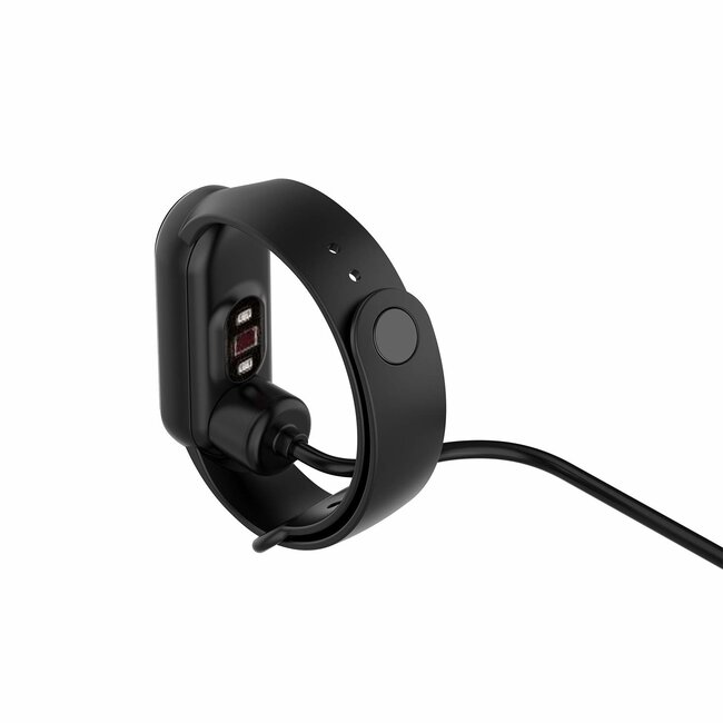 Case2go - Oplaadkabel geschikt voor Xiaomi Mi Band 5/6 - USB-kabel - 0.50 meter - Zwart