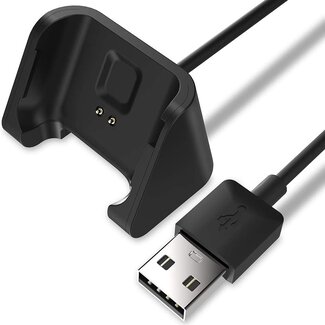 Case2go Case2go - Oplaadkabel geschikt voor Amazfit BIP / BIP Lite - USB-kabel - 1.00 meter - Zwart