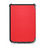 Case2go - E-reader hoesje voor PocketBook Touch HD 3 - Sleepcover - Auto/Wake functie - Magnetische sluiting - Rood