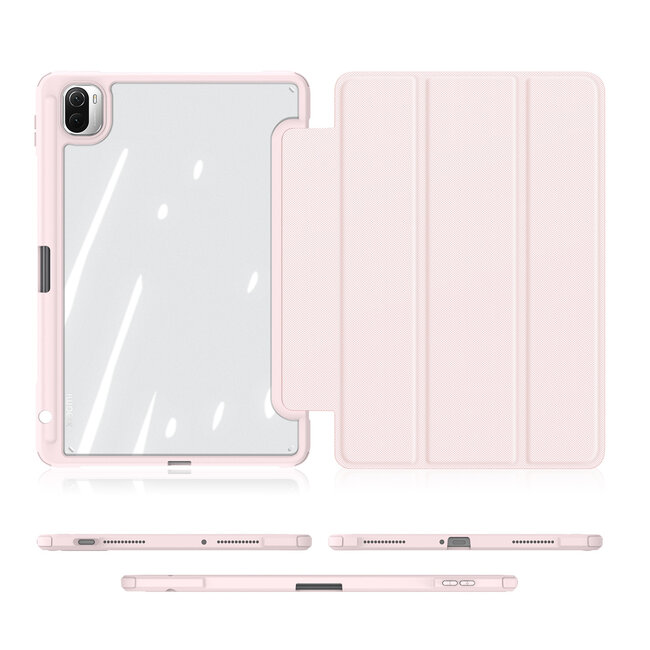 Dux Ducis - Tablet hoes geschikt voor xiaomi pad 5 / 5 Pro - Toby Series - Tri-Fold Book Case - Roze