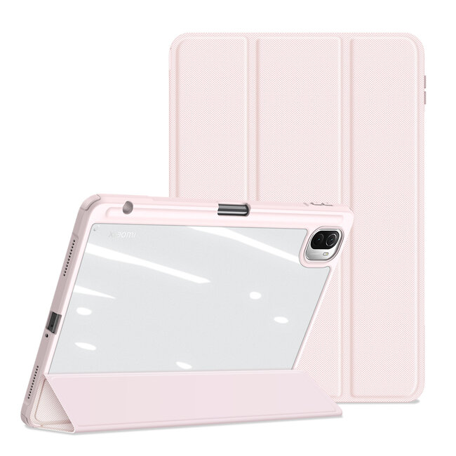 Dux Ducis - Tablet hoes geschikt voor xiaomi pad 5 / 5 Pro - Toby Series - Tri-Fold Book Case - Roze