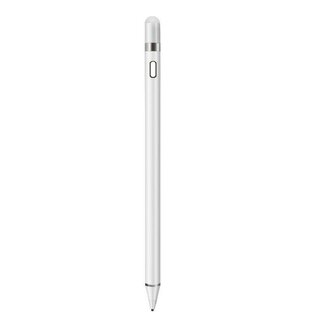Case2go Active Stylus Pen voor Tablet en Smartphone - Stylus Pen geschikt voor IOS, Android en Windows Tablets en Telefoons - Oplaadbaar - Wit