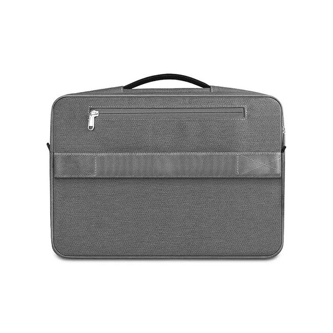 WIWU - Laptoptas- Laptoptas geschikt voor MacBook - Laptophoes- 14 Inch - Laptop Sleeve- Laptop Tas- Pilot Handbag - Grijs