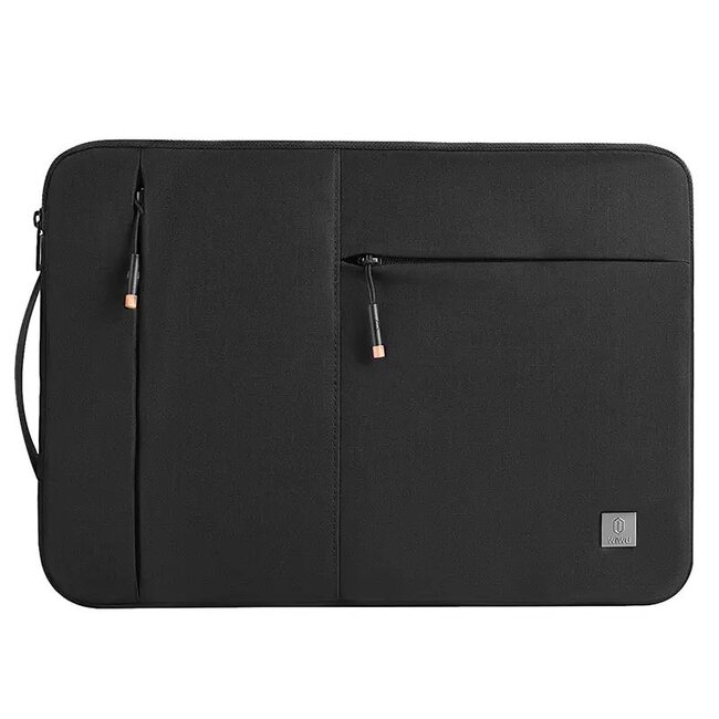 WIWU - Laptoptas geschikt voor MacBook - 13.3 Inch - Alpha Slim - Zwart