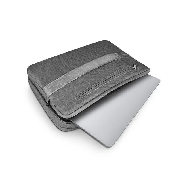 WIWU - Laptoptas- Laptoptas geschikt voor MacBook - Laptophoes- 15.4 Inch - Laptop Sleeve- Laptop Tas- Pilot Handbag - Grijs