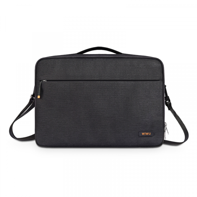 WIWU - Laptoptas geschikt voor MacBook - 15.4 Inch - Pilot Handbag - Zwart