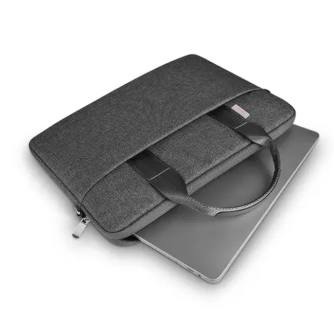 WIWU - Laptoptas geschikt voor MacBook Air - 14 Inch - Minimalist Laptop Bag - Grijs