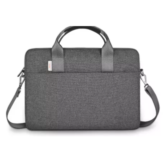 WIWU WIWU - Laptoptas geschikt voor MacBook Air - 14 Inch - Minimalist Laptop Bag - Grijs