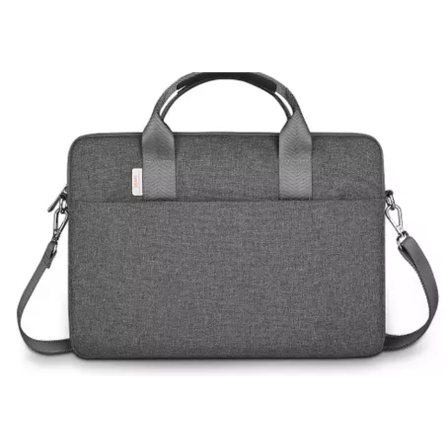 WIWU - Laptoptas geschikt voor MacBook Air - 14 Inch - Minimalist Laptop Bag - Grijs