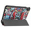 Case2go - Tablet hoes geschikt voor Nokia T20 (2021) - 10.4 Inch - Tri-Fold Book Case - Graffiti