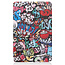 Case2go - Tablet hoes geschikt voor Nokia T20 (2021) - 10.4 Inch - Tri-Fold Book Case - Graffiti
