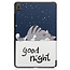 Case2go - Tablet hoes geschikt voor Nokia T20 (2021) - 10.4 Inch - Tri-Fold Book Case - Good Night