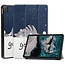 Case2go - Tablet hoes geschikt voor Nokia T20 (2021) - 10.4 Inch - Tri-Fold Book Case - Good Night