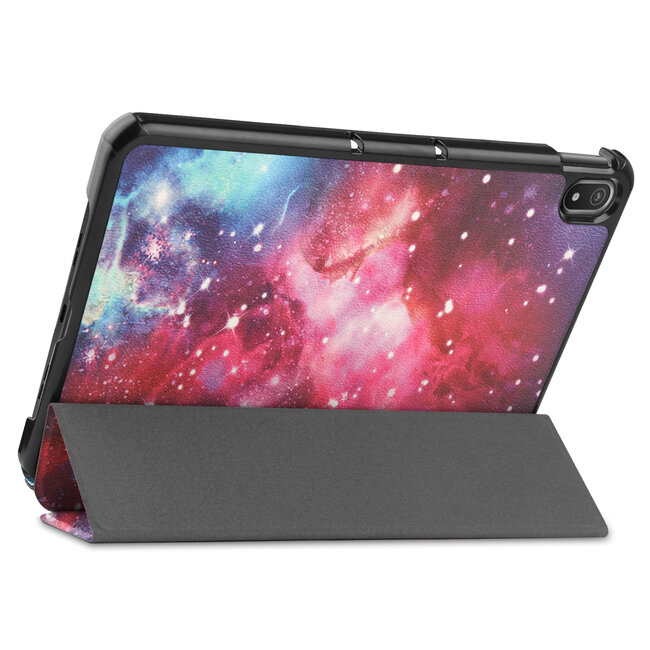 Case2go - Tablet hoes geschikt voor Nokia T20 (2021) - 10.4 Inch - Tri-Fold Book Case - Galaxy