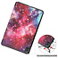 Case2go - Tablet hoes geschikt voor Nokia T20 (2021) - 10.4 Inch - Tri-Fold Book Case - Galaxy