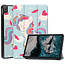 Case2go - Tablet hoes geschikt voor Nokia T20 (2021) - 10.4 Inch - Tri-Fold Book Case - Eenhoorn