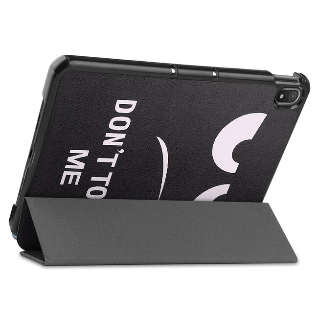 Case2go - Tablet hoes geschikt voor Nokia T20 (2021) - 10.4 Inch - Tri-Fold Book Case - Don’t touch me