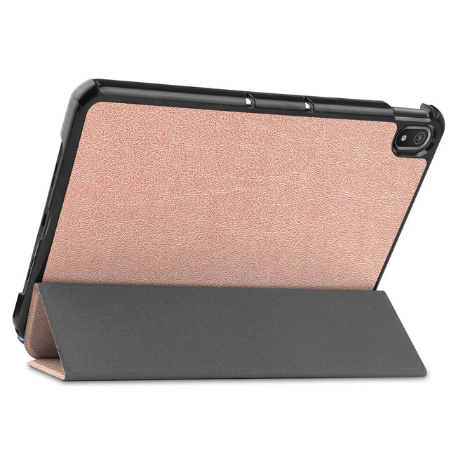 Case2go - Tablet hoes geschikt voor Nokia T20 (2021) - 10.4 Inch - Tri-Fold Book Case - Rosé-Goud