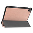 Case2go - Tablet hoes geschikt voor Nokia T20 (2021) - 10.4 Inch - Tri-Fold Book Case - Rosé-Goud