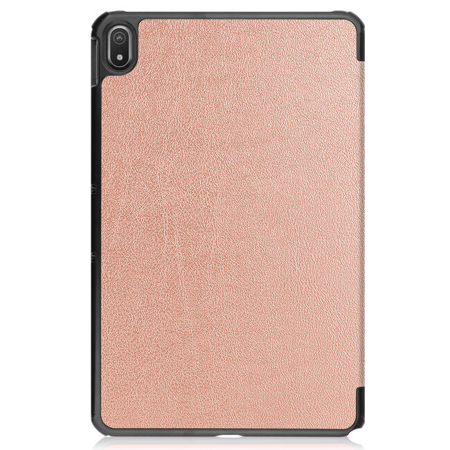 Case2go - Tablet hoes geschikt voor Nokia T20 (2021) - 10.4 Inch - Tri-Fold Book Case - Rosé-Goud