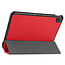 Case2go - Tablet hoes geschikt voor Nokia T20 (2021) - 10.4 Inch - Tri-Fold Book Case - Rood
