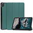 Case2go Case2go - Tablet hoes geschikt voor Nokia T20 (2021) - 10.4 Inch - Tri-Fold Book Case - Donker Groen