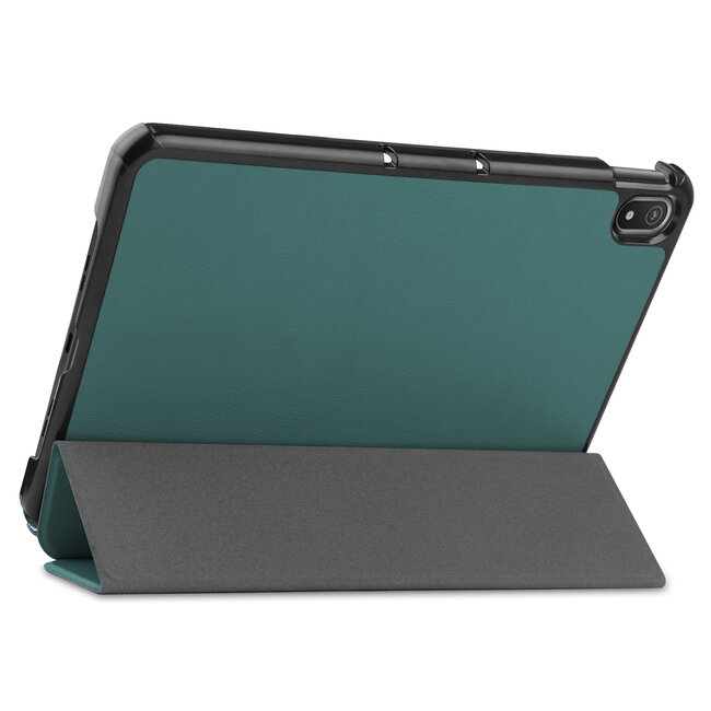 Case2go - Tablet hoes geschikt voor Nokia T20 (2021) - 10.4 Inch - Tri-Fold Book Case - Donker Groen