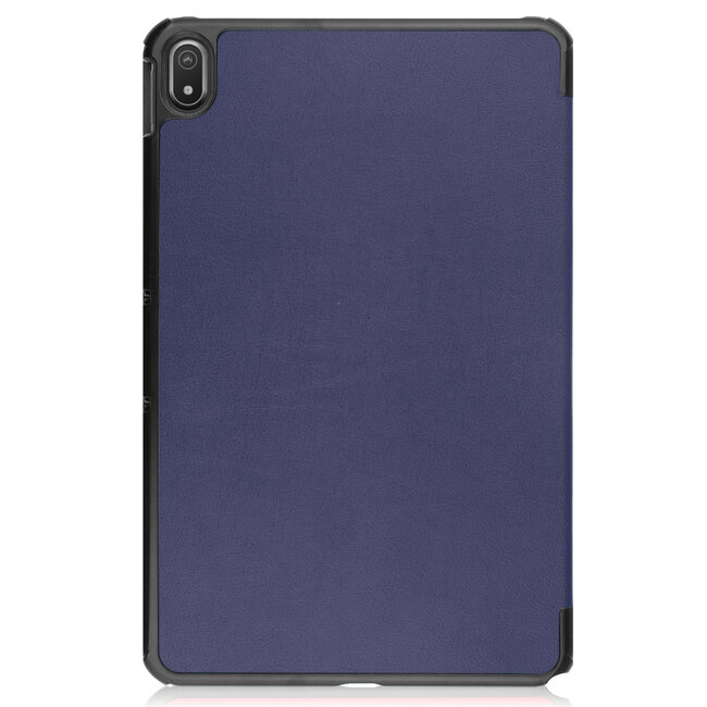 Case2go - Tablet hoes geschikt voor Nokia T20 (2021) - 10.4 Inch - Tri-Fold Book Case - Donker Blauw