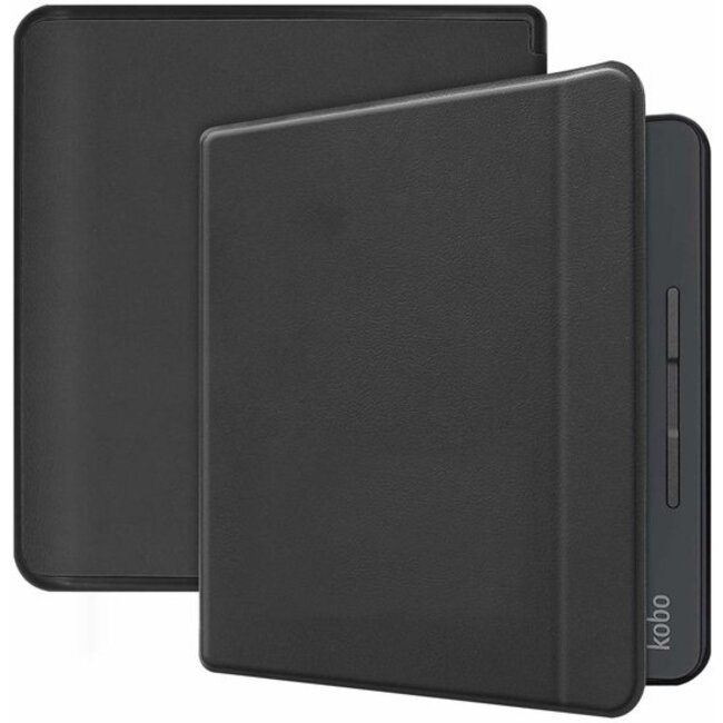 Case2go - E-reader Hoes geschikt voor Kobo Forma - Flip Cover Book Case - Zwart