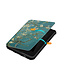 Case2go - E-reader Hoes geschikt voor PocketBook Color - Sleepcover - Auto/Wake functie - Magnetische sluiting - Witte Bloesem