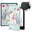 Case2go - E-reader Hoes geschikt voor Amazon Kindle Paperwhite 2021 - Sleepcover - Auto/Wake functie - Magnetische sluiting - Eenhoorn