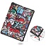 Case2go - E-reader Hoes geschikt voor Amazon Kindle Paperwhite 2021 - Sleepcover - Auto/Wake functie - Magnetische sluiting - Graffiti