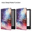 Case2go - E-reader Hoes geschikt voor Amazon Kindle Paperwhite 2021 - Sleepcover - Auto/Wake functie - Magnetische sluiting - Galaxy