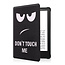 Case2go - E-reader Hoes geschikt voor Amazon Kindle Paperwhite 2021 - Sleepcover - Auto/Wake functie - Magnetische sluiting - Don't Touch Me