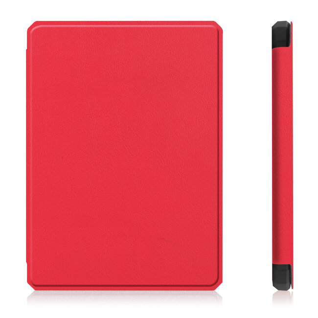 Case2go - E-reader Hoes geschikt voor Amazon Kindle Paperwhite 2021 - Sleepcover - Auto/Wake functie - Magnetische sluiting - Rood