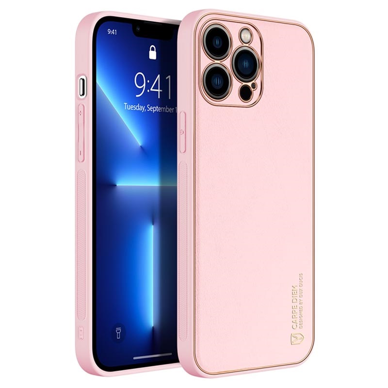 Dux Ducis - Hoesje geschikt voor  iPhone 13 Pro - Yolo Series - Roze afbeelding