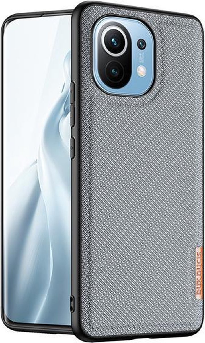 Dux Ducis - Hoesje geschikt voor Xiaomi Mi 11 Pro - Fino Series - Back Cover - Licht Blauw afbeelding